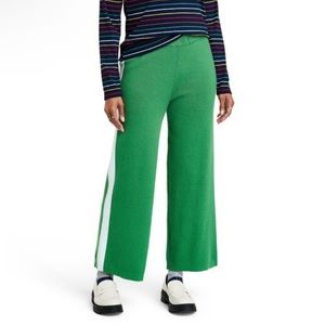 La Ligne X Target Green and White Side Stripe Pants